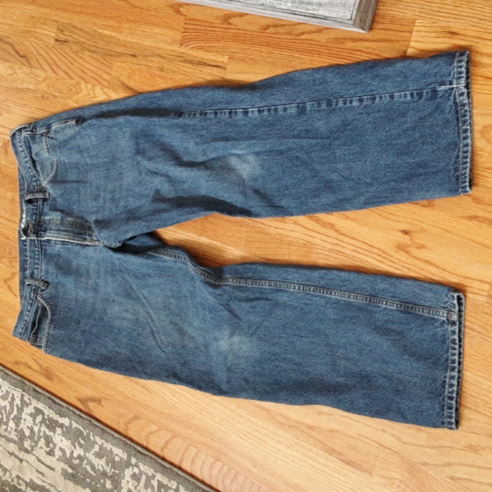 LANDS END Jeans 38 x30 Relaxed Fit